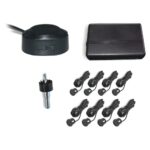 Bizzar Σύστημα Παρκαρίσματος 8 Μαύροι Αισθητήρες (18mm) για Εμπρός και Πίσω