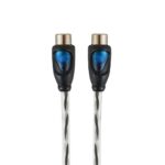 Twisted RCA Cable Y-split 0.3m (OFC) 2 female, 1 male Dual symmetrical conductors Auto-Connect 720RCAYL2F ΖΕΥΓΟΣ - Image 2