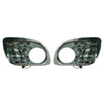 Διακοσμητικά Πλαίσια Για Προβολείς Ομίχλης Toyota Hilux Vigo 05-11 Χρώμιο Με Φωτισμό Led 2 Τεμάχια