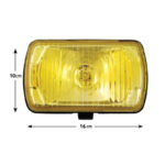 Προβολέας Αυτοκινήτου Universal Κίτρινος Με Καπάκι 12 Volt 55 Watt H3 Λάμπα FX-1155 1 Τεμάχιο - Image 3