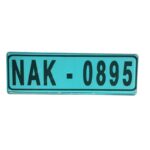 Κάλυμμα Πινακίδας Παλαιού Τύπου Πλαστικό Μπλε 2 Τεμάχια - Image 3