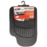 Πατάκια Αυτοκινήτου Universal Από Λάστιχο Premium Μαύρα 2 Τεμάχια - Image 3