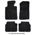 Πατάκια Αυτοκινήτου Μοκέτα Για Nissan Tiida  Versa 2006-2012 Μαύρο 4 Τεμάχια