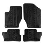 Πατάκια Αυτοκινήτου Gledring 0150 Peugeot 308 2007-2013  307 2001-2008  Break 2008-2014 Μαύρο 4 Τεμάχια