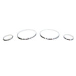 Δαχτυλίδια Καντράν Για Opel Astra G 98-04 Zafira A 98-05 Χρώμιο - Image 2