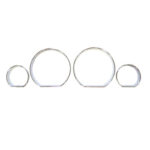 Δαχτυλίδια Καντράν Για Bmw 3 E46 98-05 Χρώμιο