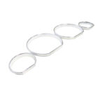 Δαχτυλίδια Καντράν Για Bmw 3 E46 98-05 Χρώμιο - Image 2