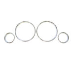 Δαχτυλίδια Καντράν Για Bmw 5 E39 95-03 7 E38 94-02 X5 E53 99-05 Χρώμιο