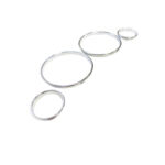 Δαχτυλίδια Καντράν Για Bmw 5 E39 95-03 7 E38 94-02 X5 E53 99-05 Χρώμιο - Image 2