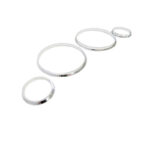 Δαχτυλίδια Καντράν Για Bmw 5 E39 95-03 7 E38 94-02 X5 E53 99-05 Χρώμιο - Image 3