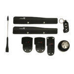 Πεντάλ Αλουμινίου Με Πόμολο Λεβιέ  Μπρελόκ & Κεραία Universal Type-R  Μαύρο Χρώμα Σετ 8 Τεμάχια