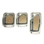 Πεντάλ Αλουμινίου Universal Crystal Σετ 3 Τεμάχια 22319