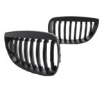 Καρδιές Μάσκας Για Bmw 1 E81  E82  E87  E88 04-07 Μαύρο Ματ 2 Τεμάχια - Image 2