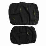 Κάλυμμα Πισινών Καθισμάτων Αυτοκινήτου Neopren Type R Μαύρο-Κίτρινο 2 Τεμάχια - Image 3