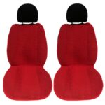 Πλατοκαθίσματα Μπροστινά Πετσέτα Super Fresh Κόκκινο 2 Τεμάχια