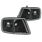 Μπροστινά Φλας Για Honda CRX 90-92 Μαύρα 2 Τεμάχια Sonar