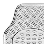 Πατάκια Αυτοκινήτου Aluminium Ασημί  4 Τεμάχια - Image 3