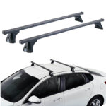 Μπάρες Οροφής Σιδερένιες CRUZ 921-310 Oplus ST-120cm Μαύρες 2 Τεμάχια