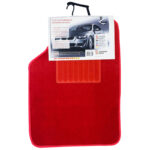 Πατάκια Αυτοκινήτου Universal Μοκέτα Luxury  Κόκκινο 5 Τεμάχια - Image 4