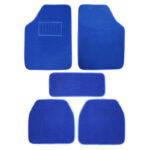 Πατάκια Αυτοκινήτου Universal Μοκέτα Luxury Μπλε 5 Τεμάχια