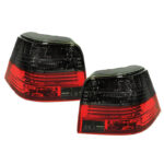 Πισινά Φανάρια Set Για Vw Golf IV (4) 97-03 ΚόκκινοΦιμέ Depo - Image 2