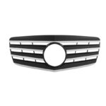 Μάσκα Για Mercedes-Benz E-Class W211 06-09 Amg Look Με 4 Γρίλιες ΜαύροΧρώμιο 1 Τεμάχιο - Image 2