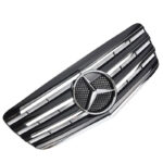 Μάσκα Για Mercedes-Benz E-Class W211 06-09 Amg Look Με 4 Γρίλιες ΜαύροΧρώμιο 1 Τεμάχιο - Image 3