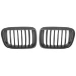 Καρδιές Μάσκας Για Bmw 3 E46 99-01 SedanTouringCompact Μαύρο Ματ Με 8 Γραμμές 2 Τεμάχια