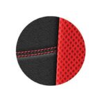 Καλύμματα Υφασμάτινα Sport All In One Μαύρο-Κόκκινο Ζευγάρι 4 Τεμάχια - Image 2