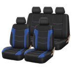 Καλύμματα Υφασμάτινα Super Sport All In One ΜαύροΜπλε Σετ Εμπρός-Πίσω 11 Τεμάχια