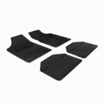 Πατάκια Αυτοκινήτου Universal Από Λάστιχο Gledring Type 2 Μαύρο 4 Τεμάχια - Image 2