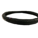 Κάλυμμα Τιμονιού Αυτοκινήτου Δερματίνη Flame Κόκκινο Medium 38cm - Image 3