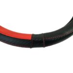 Κάλυμμα Τιμονιού Αυτοκινήτου Δερματίνη X-Treme Sport Μαύρο-Κόκκινο Medium 38cm - Image 2