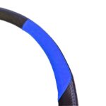 Κάλυμμα Τιμονιού Αυτοκινήτου Δερματίνη X-Treme Sport Μαύρο-Μπλε Medium 38cm - Image 2
