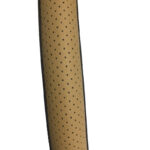 Κάλυμμα Τιμονιού Αυτοκινήτου Δερματίνη ΜαύροΜπεζ Medium 37-39cm - Image 2