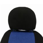 Πλατοκαθίσματα Μπροστινά Πετσέτα Super Fresh Μαύρο-Μπλε 2 Τεμάχια - Image 2