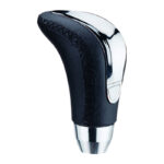 Πόμολο Λεβιέ Ταχυτήτων Universal ΜαύροΝίκελ Με Ραφές Για Κανονική Όπισθεν 37060