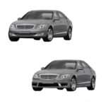 Μπροστινός Προφυλακτήρας Για Mercedes-Benz S-Class W221 06-13 Amg S65 Look - Image 3