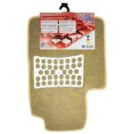 Πατάκια Αυτοκινήτου Universal Μοκέτα Passion Μπεζ 5 Τεμάχια - Image 4