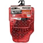 Πατάκια Αυτοκινήτου Universal Αλουμινίου Κόκκινο 4 Τεμάχια - Image 2