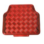 Πατάκια Αυτοκινήτου Universal Αλουμινίου Κόκκινο 4 Τεμάχια - Image 3