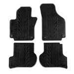 Πατάκια Αυτοκινήτου Gledring 0066 VW Golf V Plus after 2004-2013 Seat Altea 2004-2006 Seat Toledo 2005-2009 Μαύρο 4 Τεμάχια