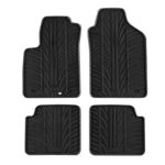 Πατάκια Αυτοκινήτου Gledring 0133 Fiat 500 2007-2012  Μαύρο 4 Τεμάχια