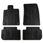 Πατάκια Αυτοκινήτου Gledring 0152 Peugeot 407 2004-2011 Μαύρο 4 Τεμάχια