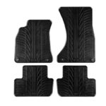Πατάκια Αυτοκινήτου Gledring 0240 Audi A4 Β8 2007-2015  A5 8T Sportback 2008-2016 4D Μαύρο 4 Τεμάχια