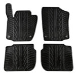 Πατάκια Αυτοκινήτου Gledring 0337 Skoda Rapid 2012 Χειροκίνητο  Seat Toledo 2013- Μαύρο 4 Τεμάχια