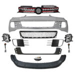 Μπροστινός Προφυλακτήρας Για VW Golf VI (6) 08-12 GTI Look Σετ Με Μάσκα Και Προβολείς - Image 2