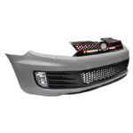 Μπροστινός Προφυλακτήρας Για VW Golf VI (6) 08-12 GTI Look Σετ Με Μάσκα Και Προβολείς - Image 3
