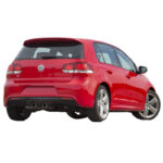Πισινός Προφυλακτήρας Για VW Golf VI (6) 08-11 R20 Look - Image 3