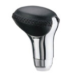 Πόμολο Λεβιέ Ταχυτήτων Universal ΜαύροΝικελ Με Μαύρες Ραφές Οβάλ Για Κανονική Όπισθεν 37070